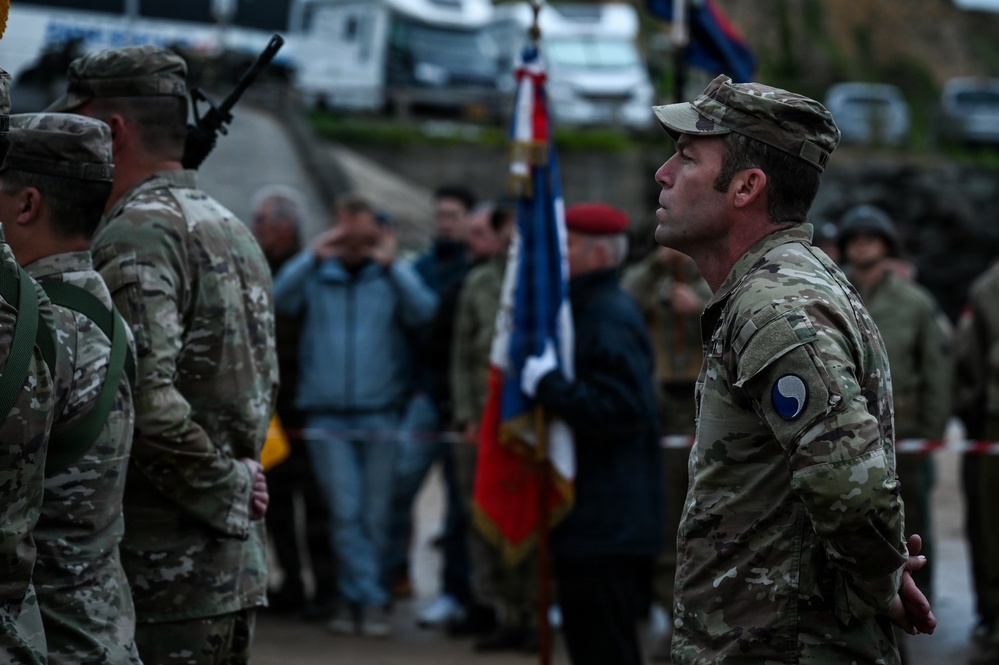 29th ID honors Bedford Boys in Omaha Beach Ceremony