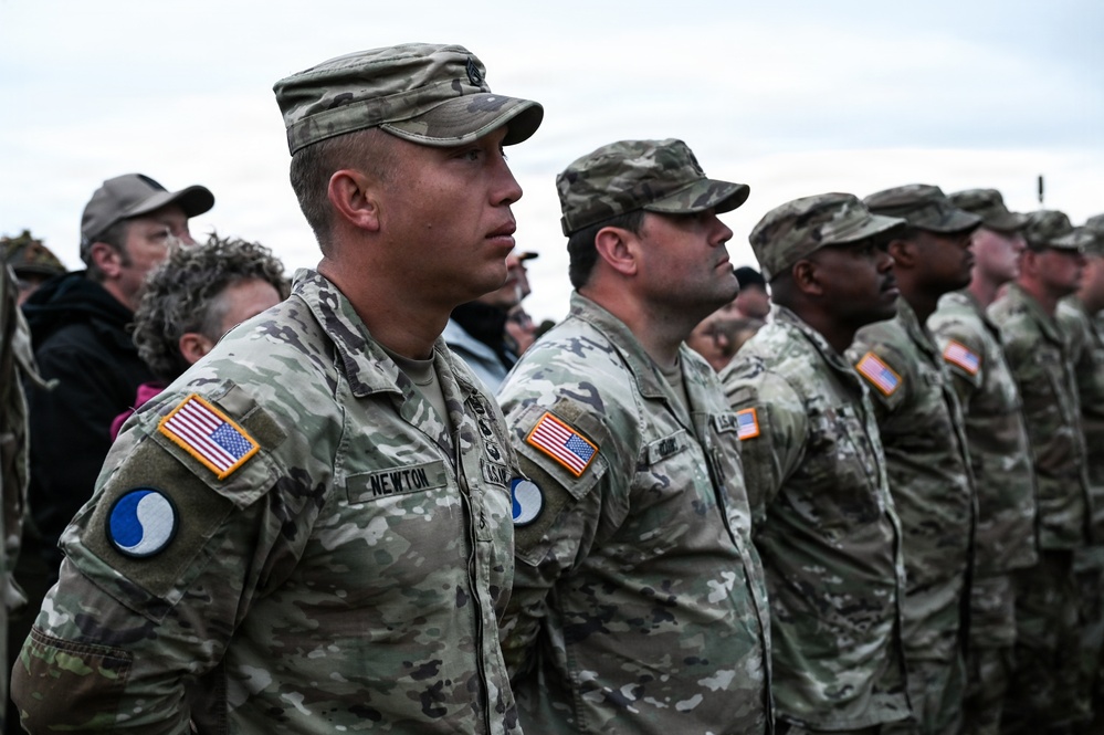 29th ID honors Bedford Boys in Omaha Beach Ceremony
