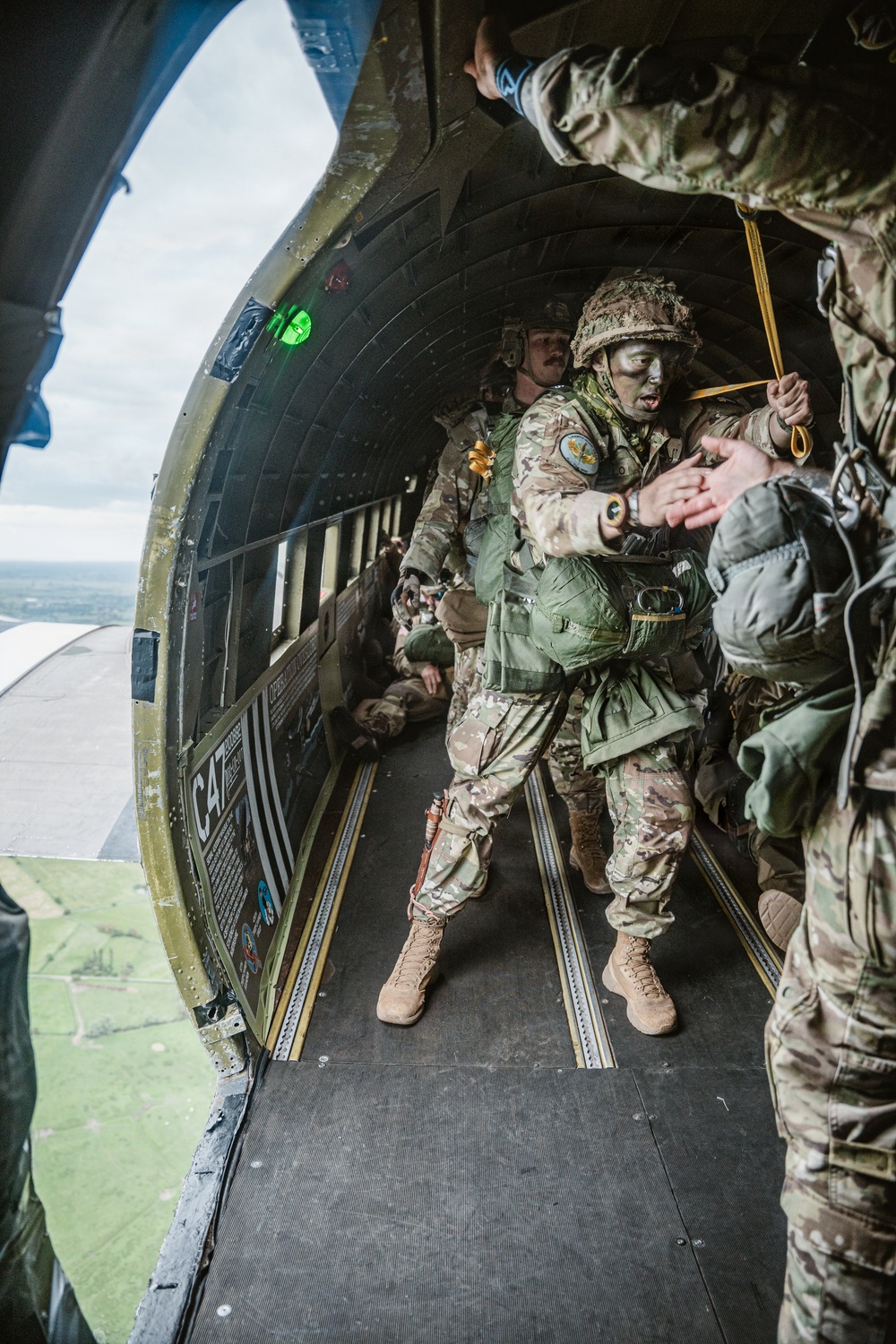 82nd Airborne Veteran jumps with Liberty Jump Team during D-Day 82