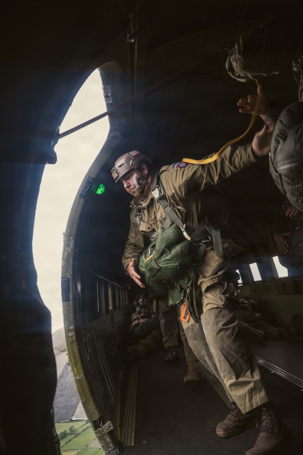 82nd Airborne Veteran jumps with Liberty Jump Team during D-Day 82