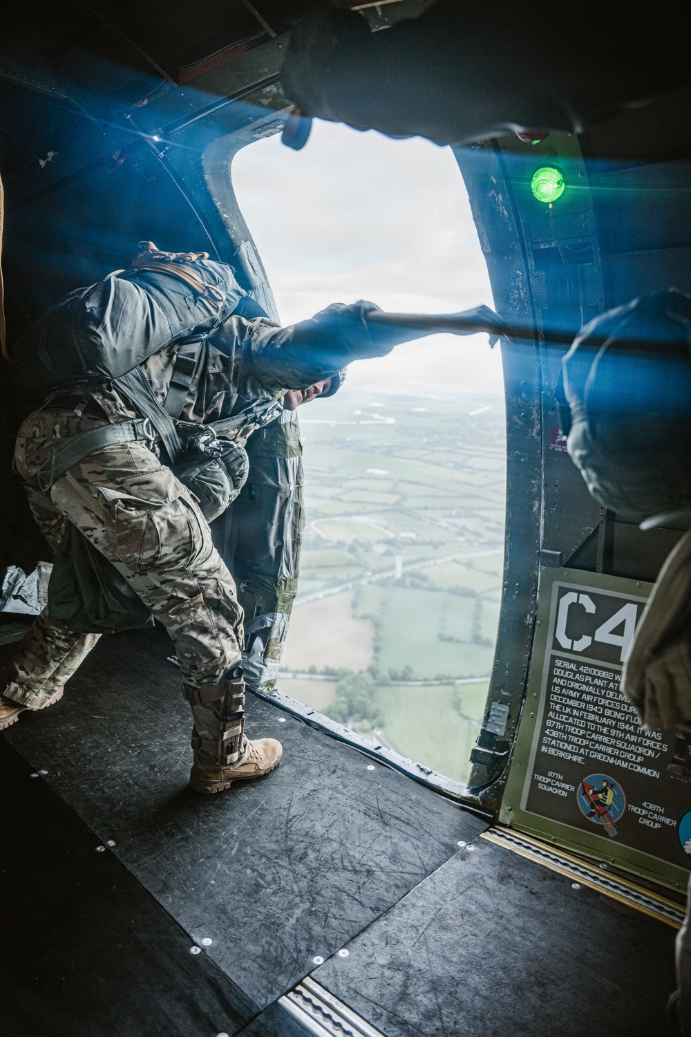 82nd Airborne Veteran jumps with Liberty Jump Team during D-Day 82