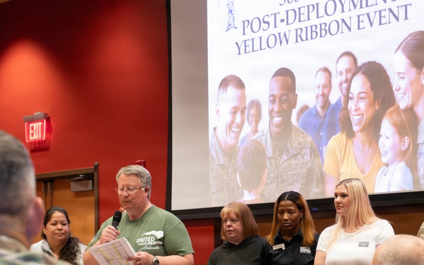 303rd Cavalry Regiment attend a Post Deployment Yellow Ribbon event
