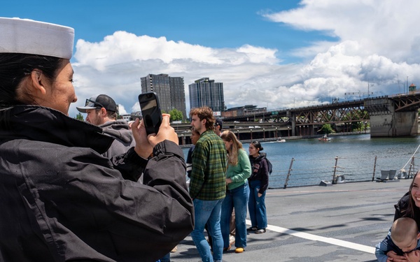 USS Chafee hosts ship tours during Portland Fleet Week 2026