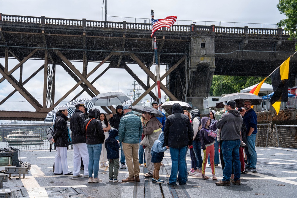 USS Chafee hosts ship tours during Portland Fleet Week 2026