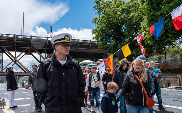 USS Chafee hosts ship tours during Portland Fleet Week 2026