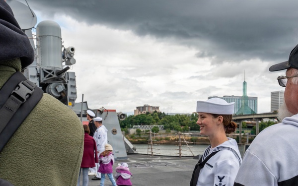 USS Chafee hosts ship tours during Portland Fleet Week 2026