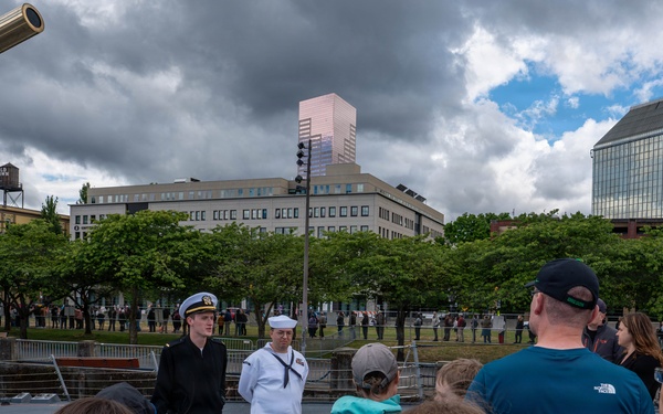 USS Chafee hosts ship tours during Portland Fleet Week 2026