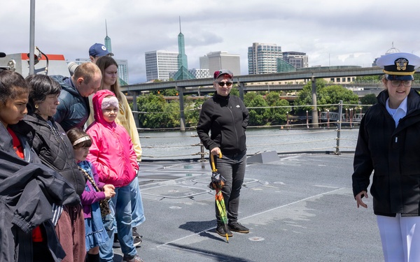 USS Chafee hosts ship tours during Portland Fleet Week 2026