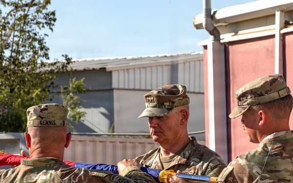 Transition in Contact: Task Force Spartan conducts Transfer of Authority