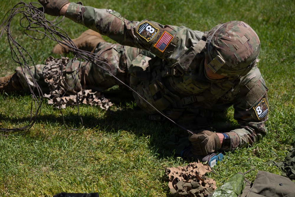 National Guard Soldiers Face Day 1 Challenges at Region VI Best Warrior Competition