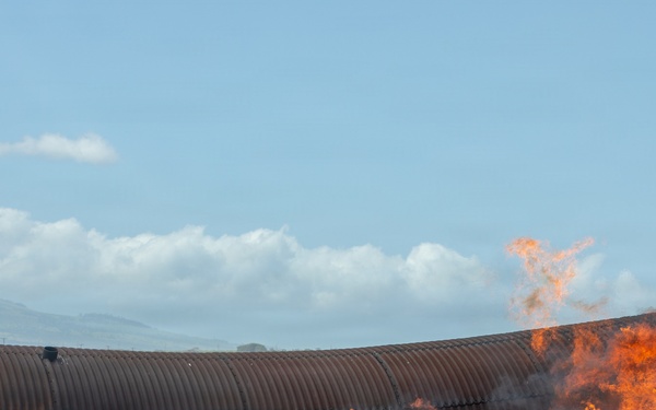 Hawaii Army National Guard firefighters conduct joint emergency response training on Maui