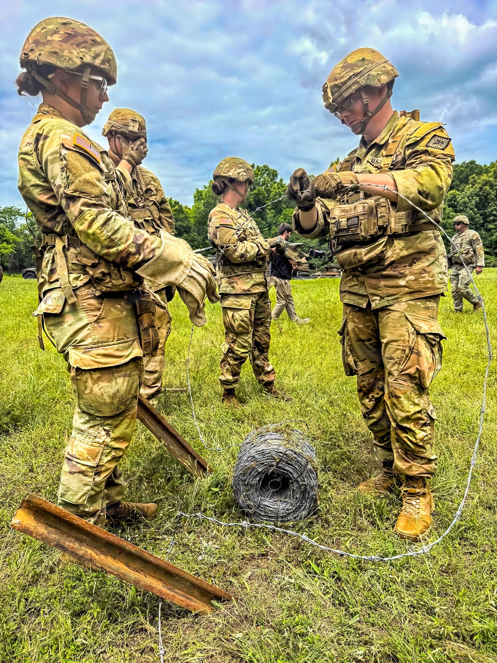 1036th Engineer Platoons Conduct Counter Mobility Operations