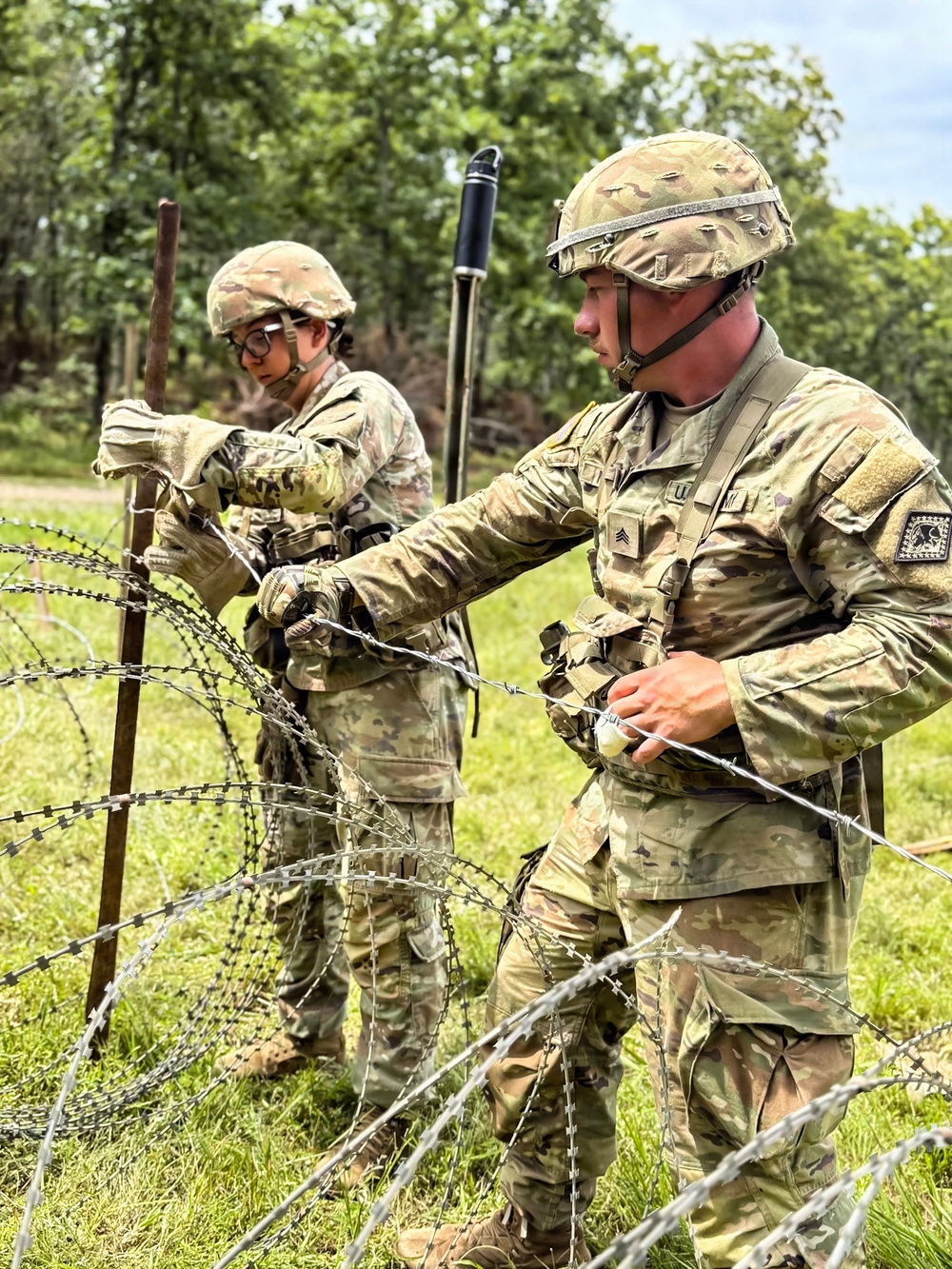 1036th Engineer Platoons Conduct Counter Mobility Operations