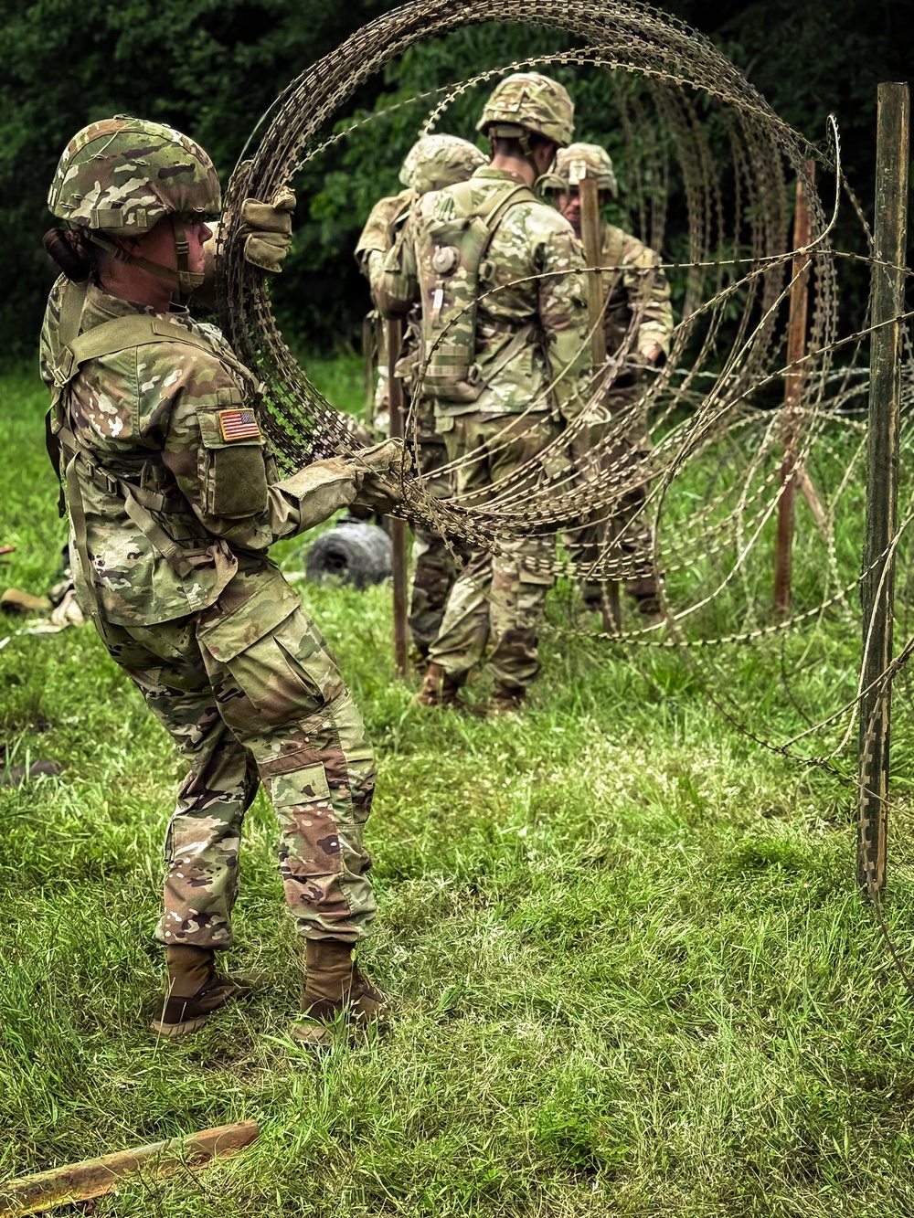 1036th Engineer Platoons Conduct Counter Mobility Operations