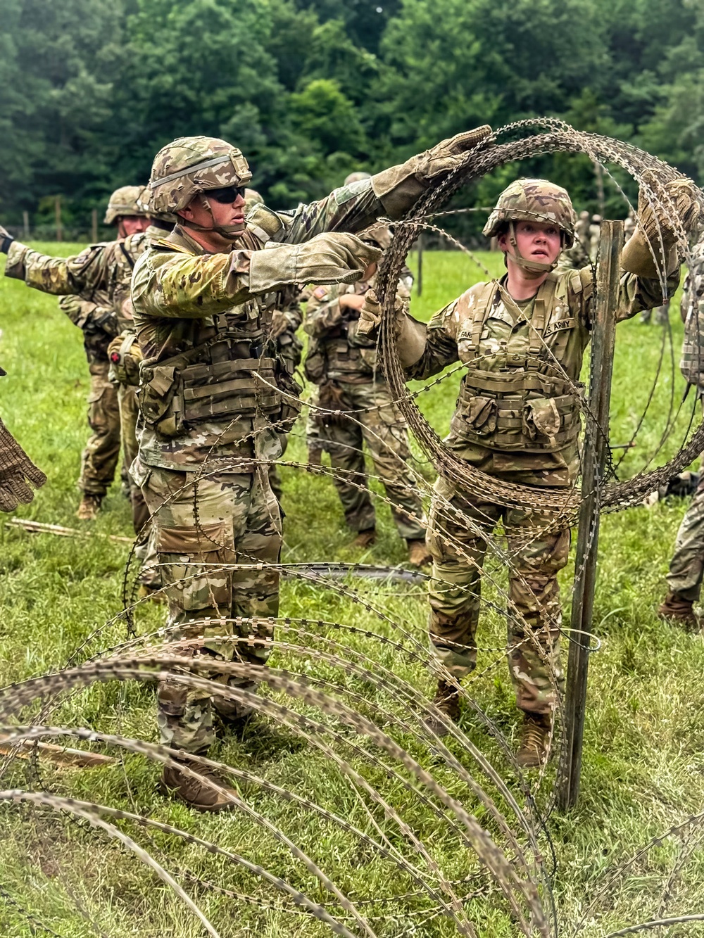 1036th Engineer Platoons Conduct Counter Mobility Operations