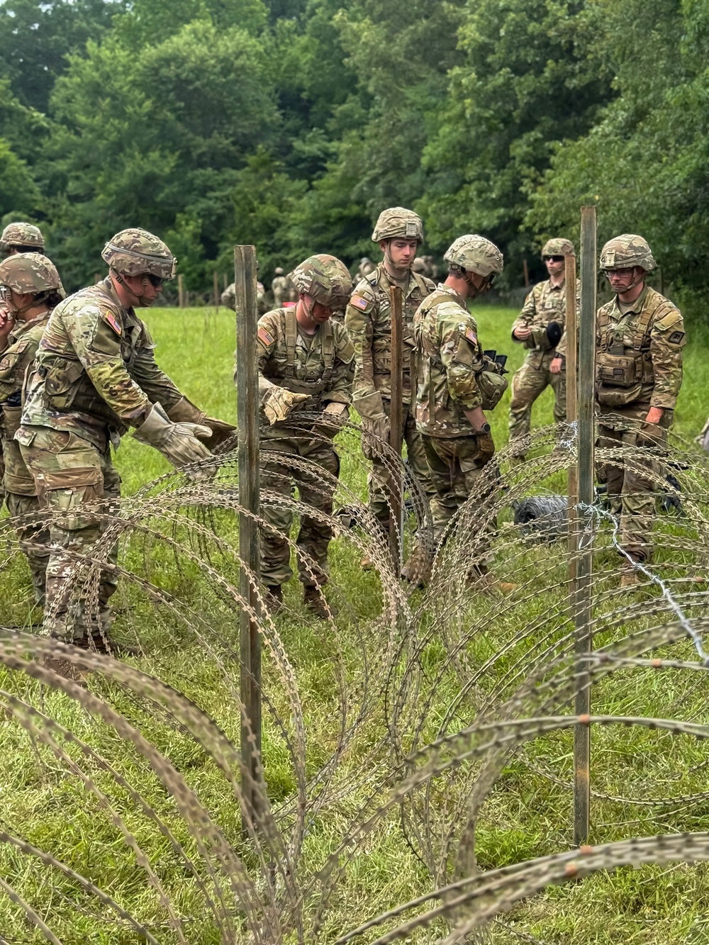 1036th Engineer Platoons Conduct Counter Mobility Operations
