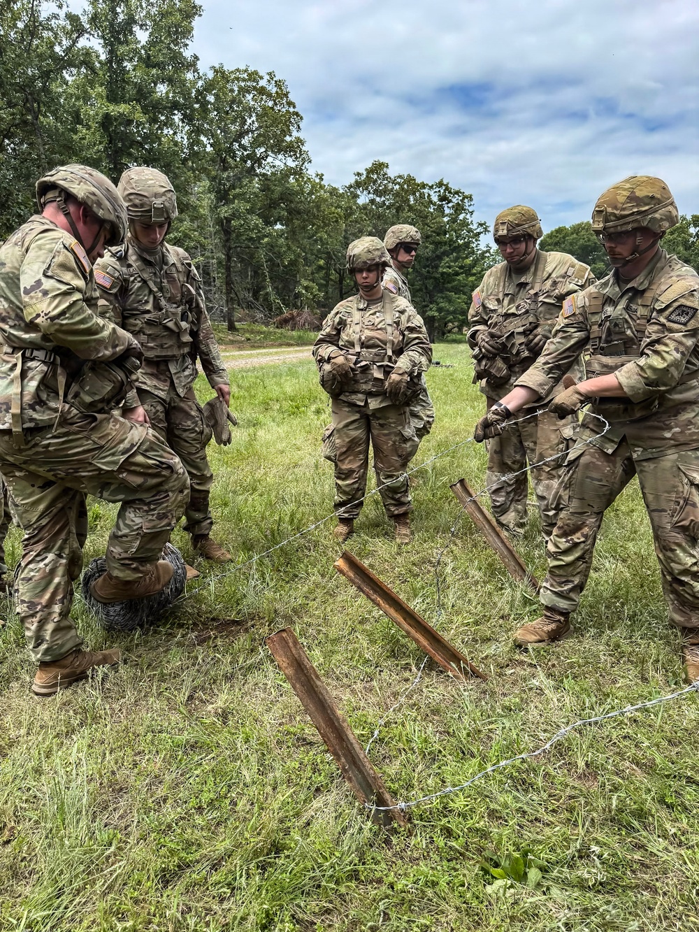 1036th Engineer Platoons Conduct Counter Mobility Operations