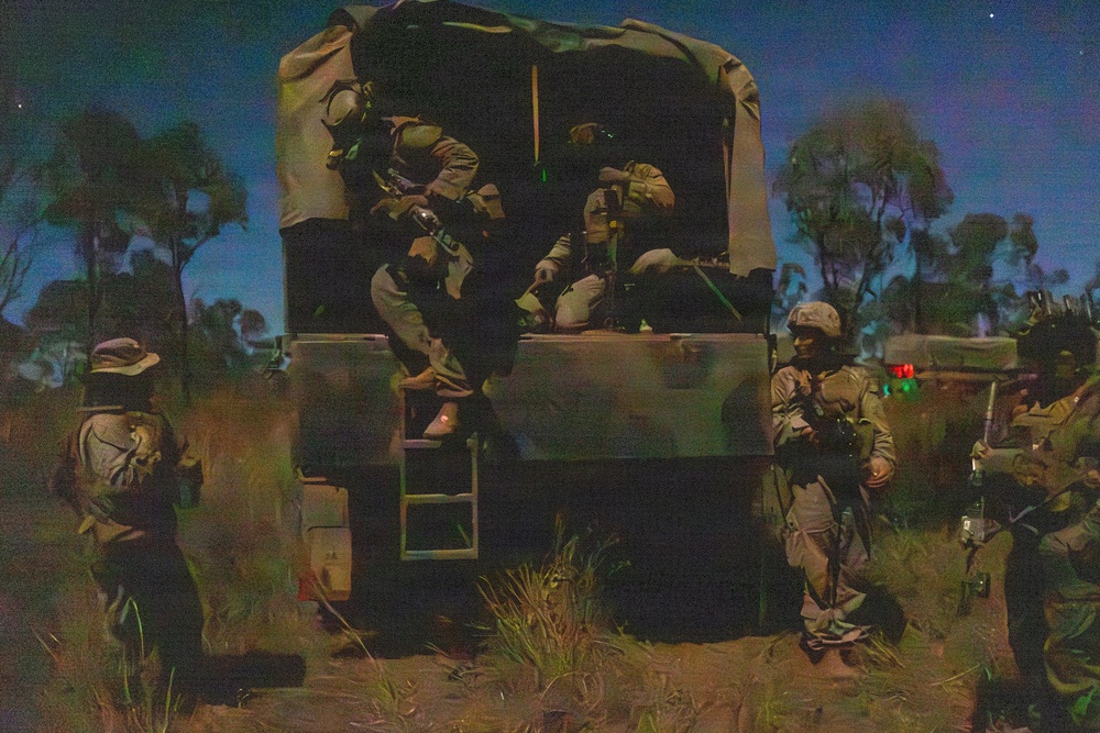 Exercise Southern Jackaroo 26: MRF-D Marines conduct defensive drills