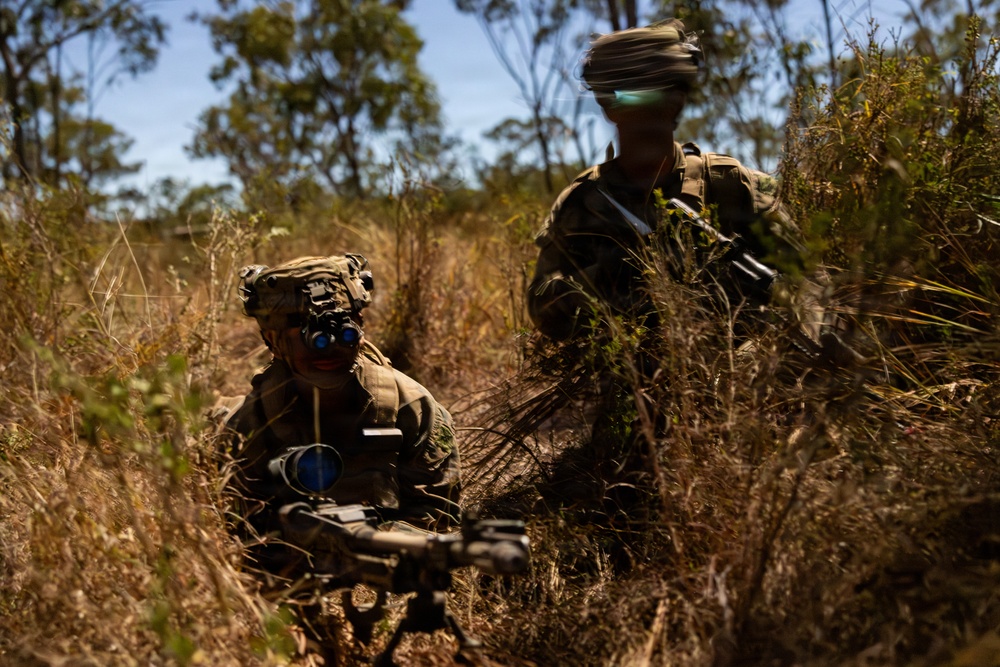 Exercise Southern Jackaroo 26: MRF-D Marines conduct defensive drills
