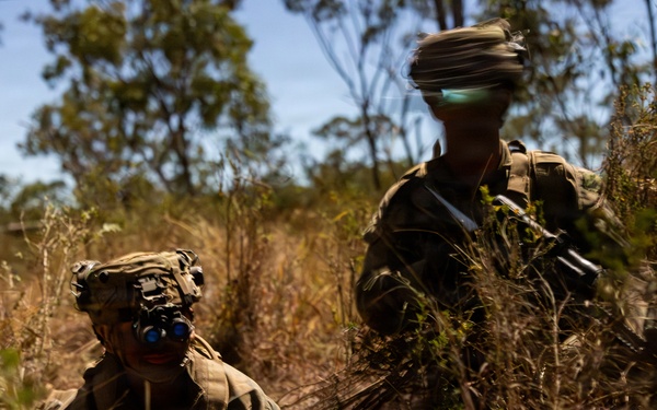 Exercise Southern Jackaroo 26: MRF-D Marines conduct defensive drills