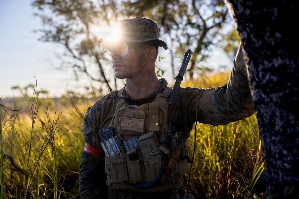 Exercise Southern Jackaroo 26: MRF-D Marines conduct defensive drills