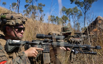 Exercise Southern Jackaroo 26: MRF-D Marines conduct defensive drills