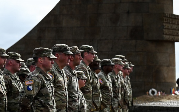 29th ID, V Corps commemorates D-Day at Omaha Beach Signal Monument