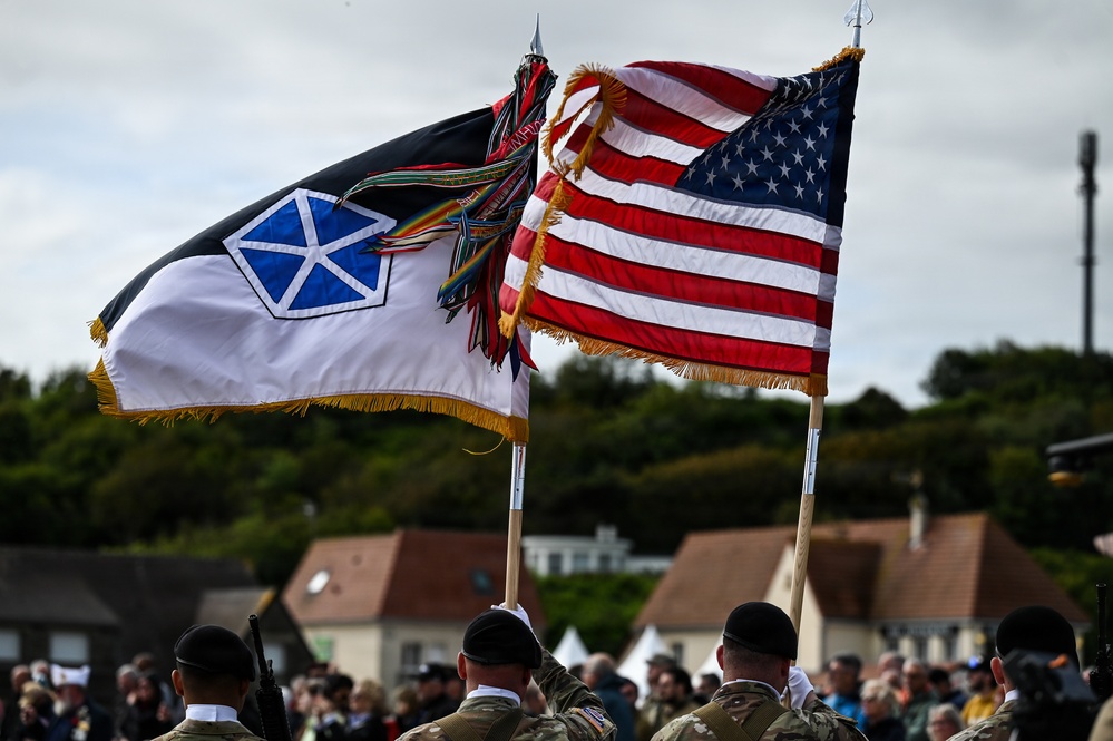 29th ID, V Corps commemorates D-Day at Omaha Beach Signal Monument