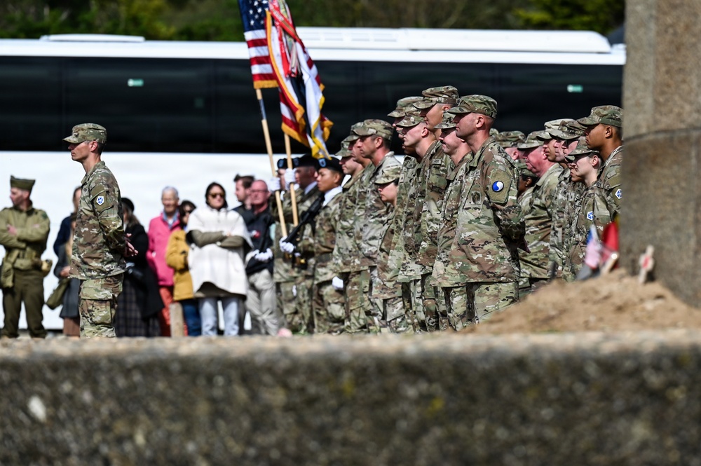 29th ID, V Corps commemorates D-Day at Omaha Beach Signal Monument