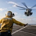 11th MEU Marines Conduct Flight Operations Aboard USS Portland