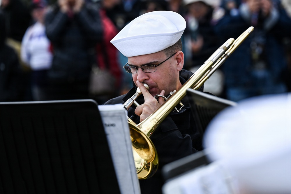 U.S. National Guard, British RAF honored in D-Day ceremony at Omaha Beach