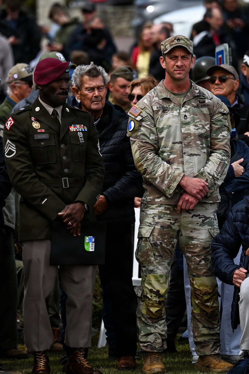 U.S. National Guard, British RAF honored in D-Day ceremony at Omaha Beach