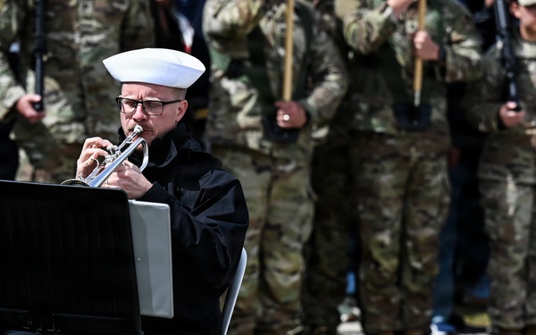 U.S. National Guard, British RAF honored in D-Day ceremony at Omaha Beach