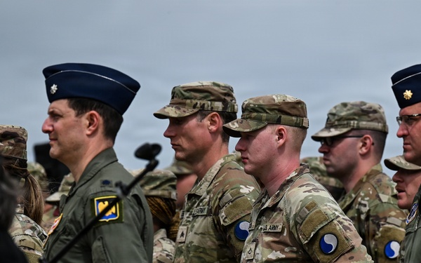 U.S. National Guard, British RAF honored in D-Day ceremony at Omaha Beach