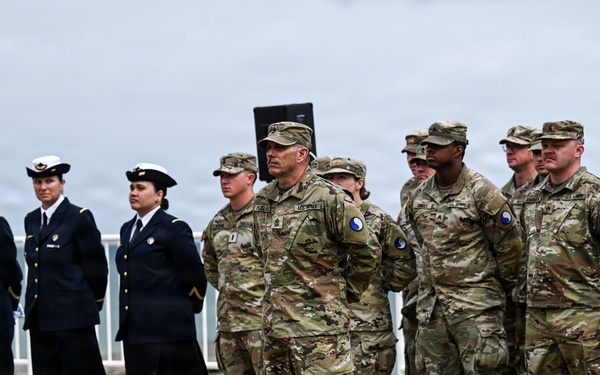 U.S. National Guard, British RAF honored in D-Day ceremony at Omaha Beach