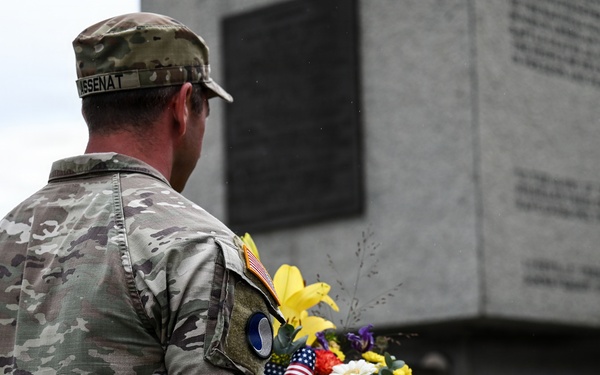 U.S. National Guard, British RAF honored in D-Day ceremony at Omaha Beach
