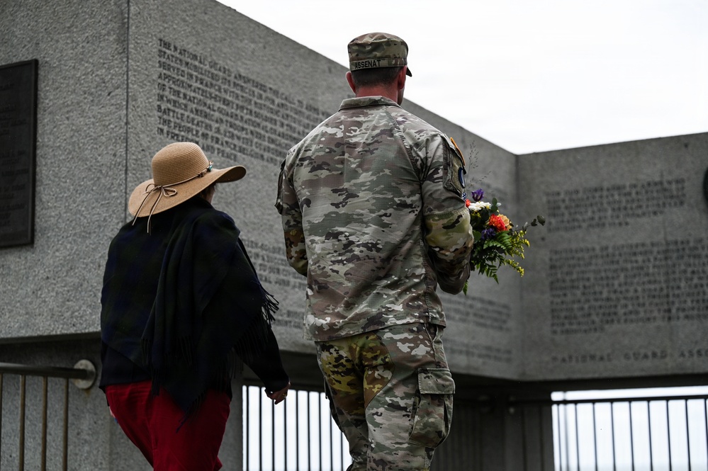 U.S. National Guard, British RAF honored in D-Day ceremony at Omaha Beach