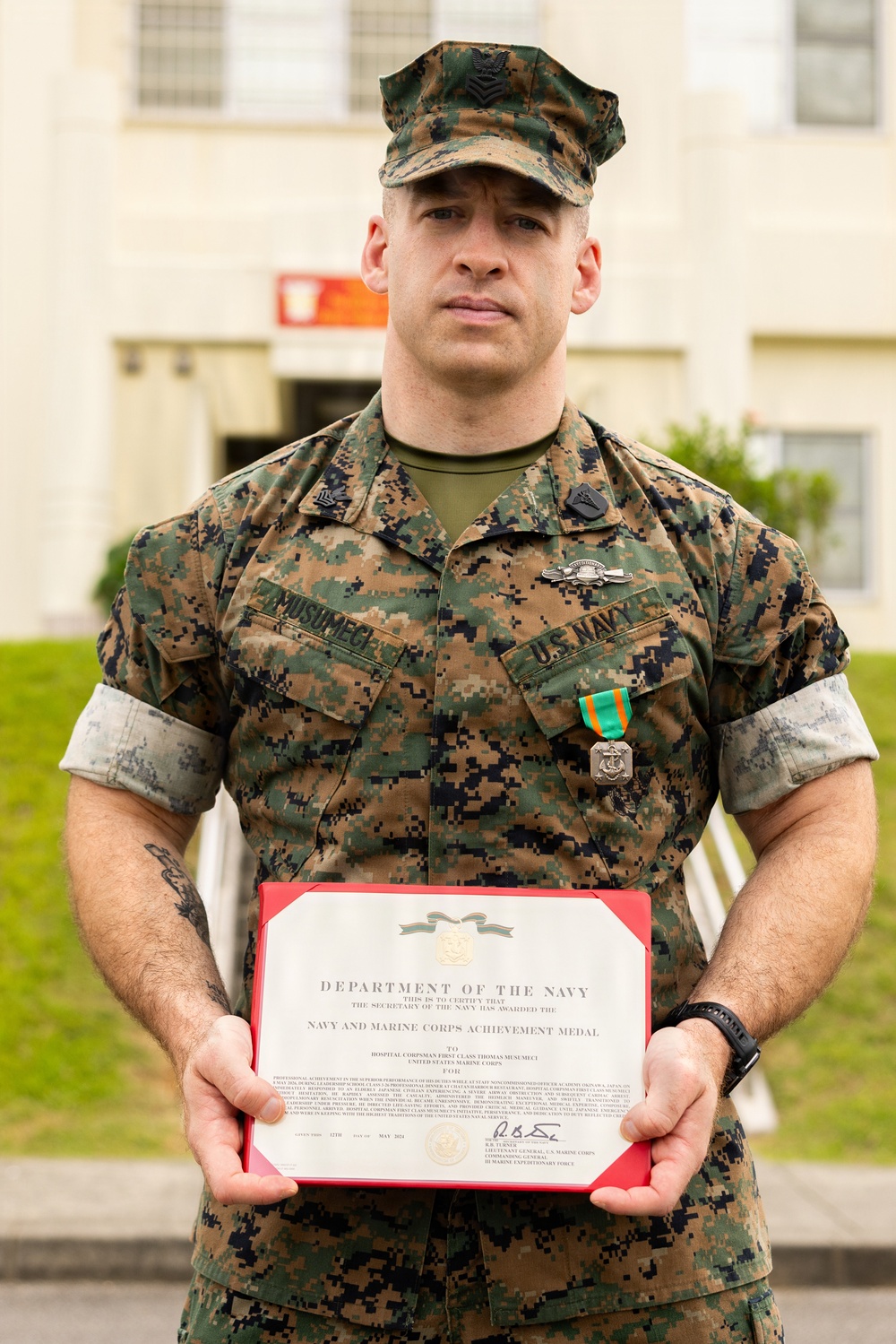 Marines with 4th Marine Regiment Provide Life-Saving Aid while Conducting Leadership Courses in Chatan