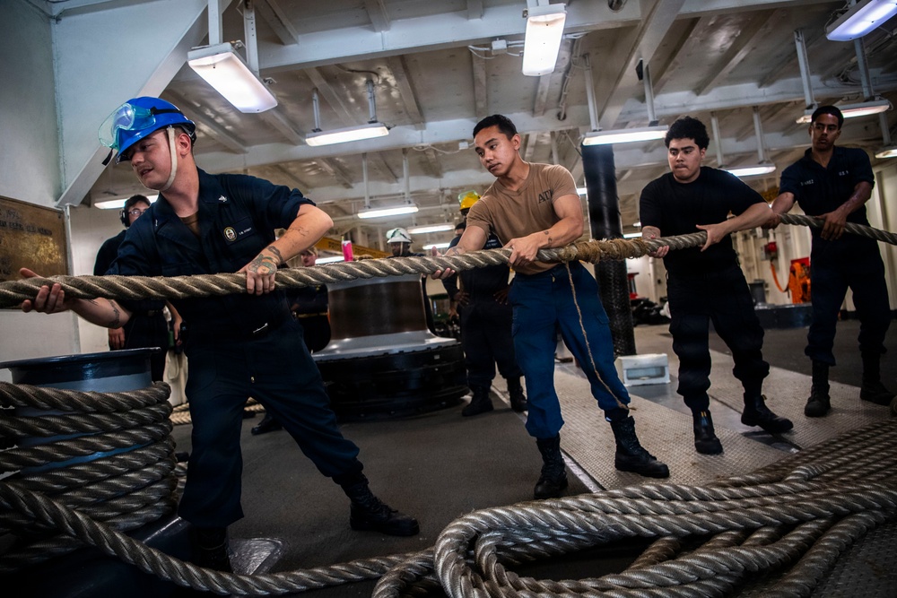USS Boxer Transits Singapore Strait