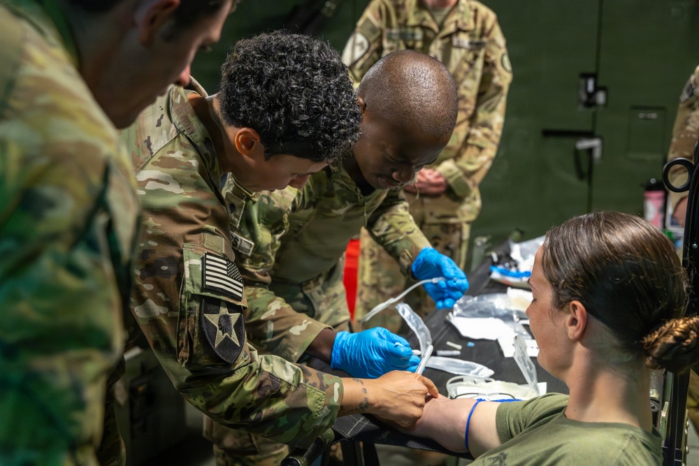 Salaknib 2026: Task Force Saber conducts blood transfusion training with Australian Defense Force Medics