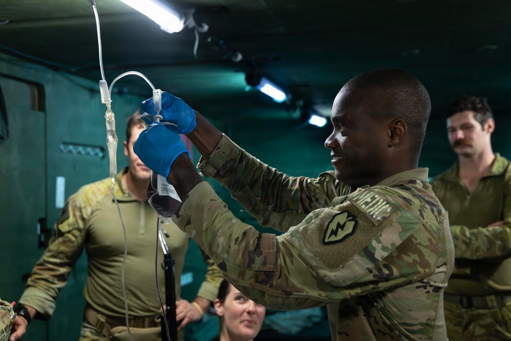 Salaknib 2026: Task Force Saber conducts blood transfusion training with Australian Defense Force Medics