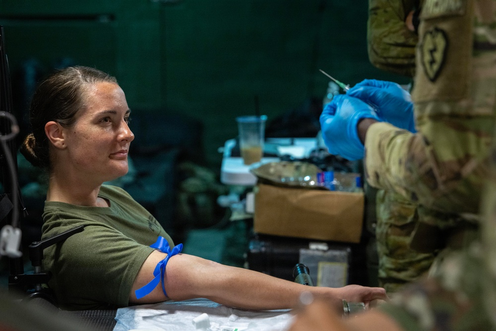 Salaknib 2026: Task Force Saber conducts blood transfusion training with Australian Defense Force Medics