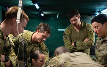 Salaknib 2026: Task Force Saber conducts blood transfusion training with Australian Defense Force Medics