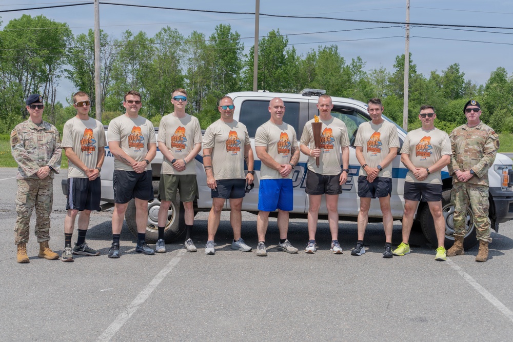 101st Security Forces Squadron Special Olympics Maine Torch Run