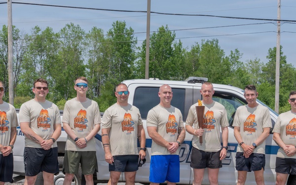 101st Security Forces Squadron Special Olympics Maine Torch Run