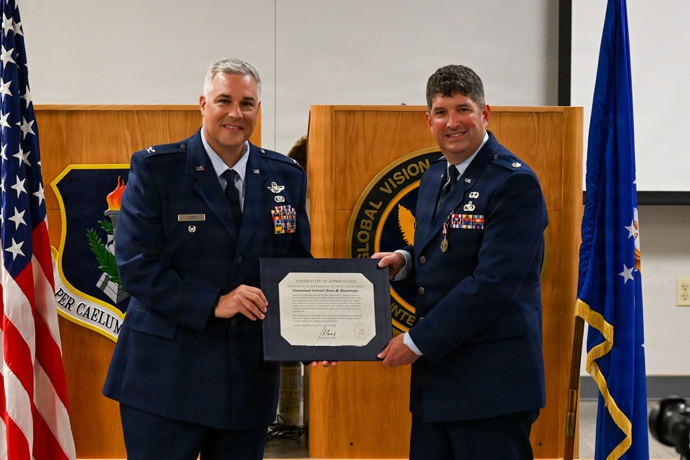 Lt. Col Drew Eisenhofer retires