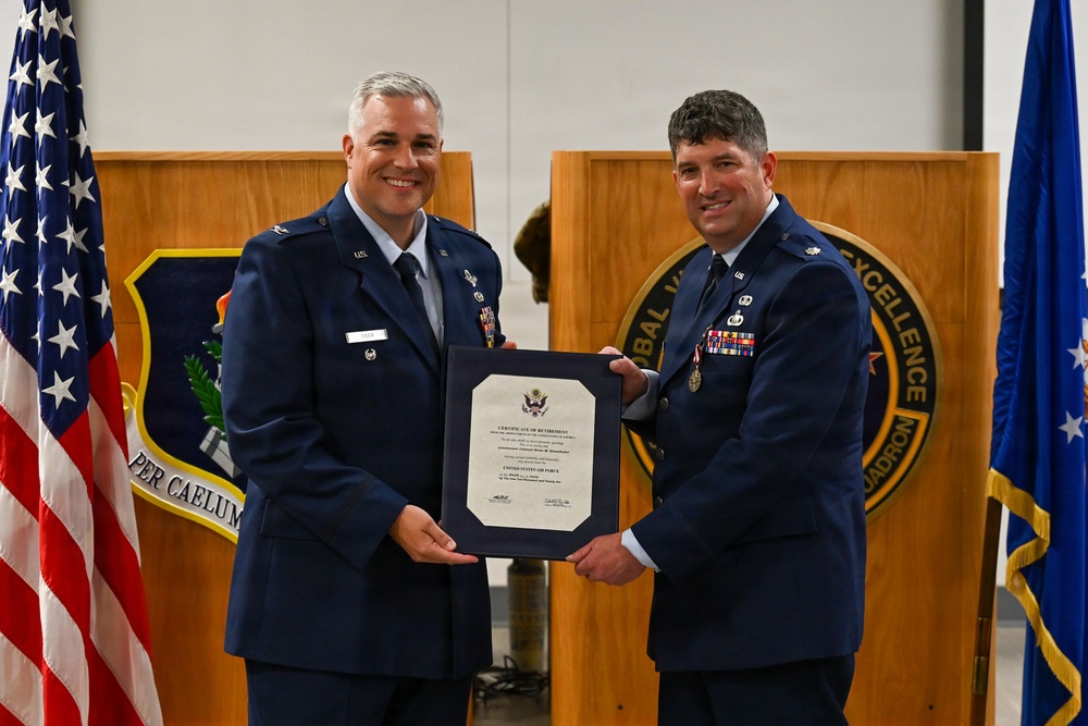Lt. Col Drew Eisenhofer retires