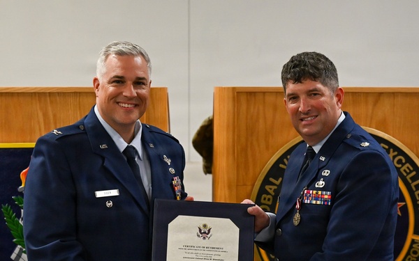 Lt. Col Drew Eisenhofer retires