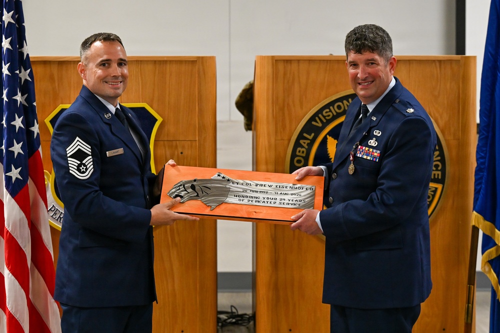 Lt. Col Drew Eisenhofer retires