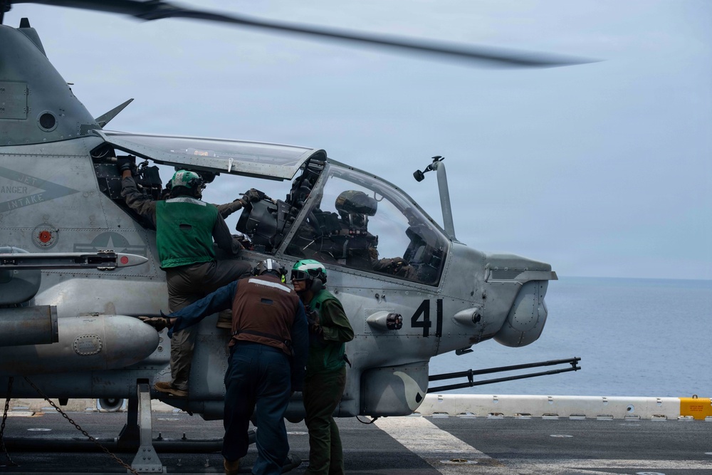 USS Boxer Conducts Flight Operations